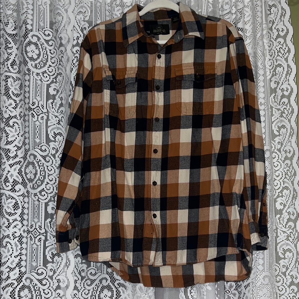 RedHead Plaid Button-Down Shirt
